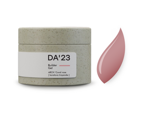 DA'23. Builder gel, Arch, Coral rose, 30 ml, будівельний гель, коралова троянда #1